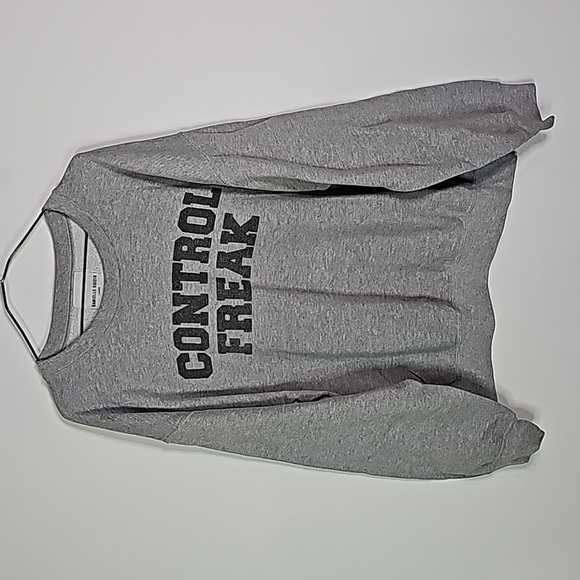 Danielle Guizio large gray control freak sweater - Picture 1 of 6
